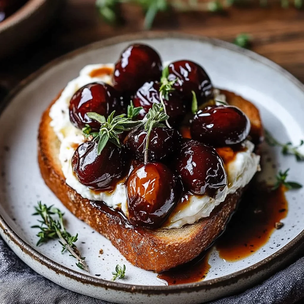 Roasted Cherry & Burrata Dream Toast