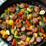 Sausage and Veggies Skillet - 30 Minute, One-Pan Meal