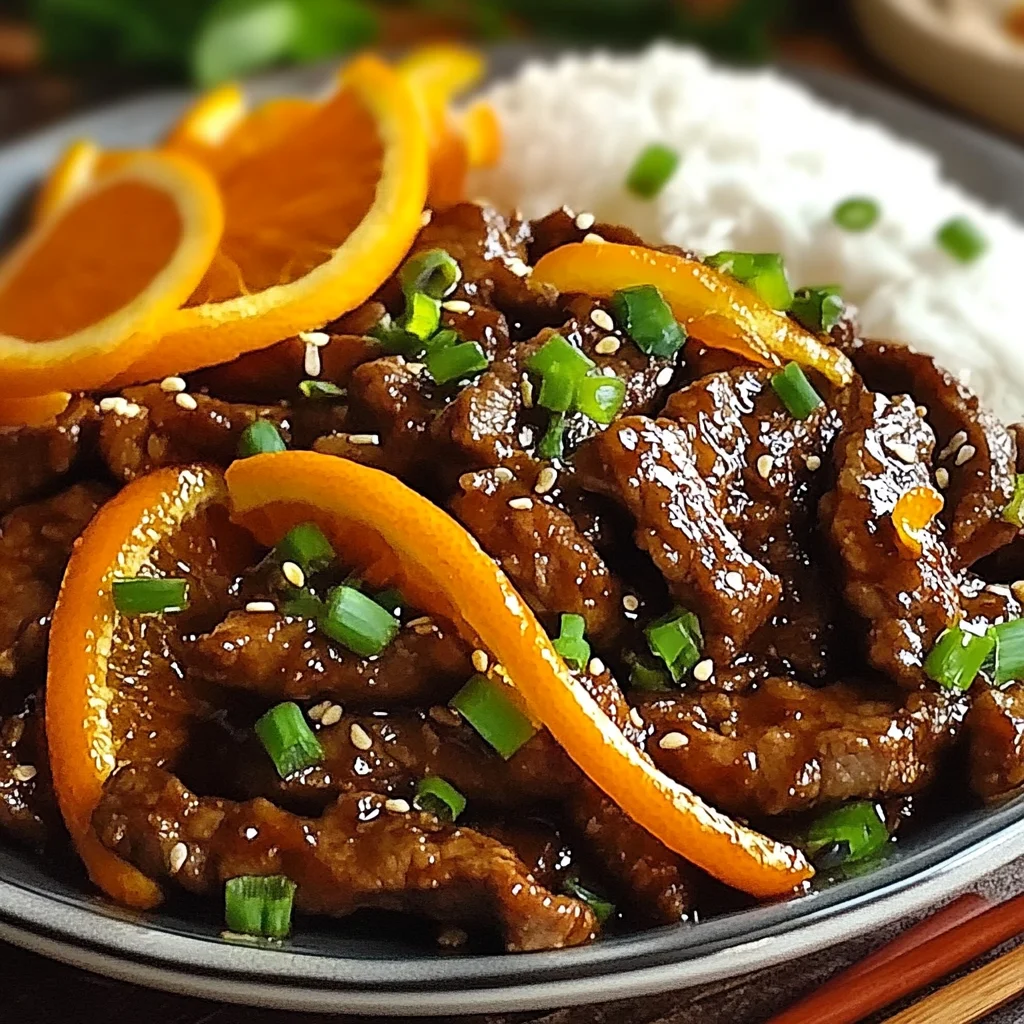 Sticky Orange Beef: A Deliciously Sweet Delight!