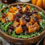 Warm Butternut Squash Salad with Arugula