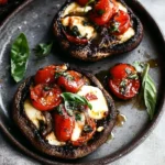 Caprese Stuffed Portobello Mushrooms