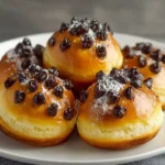Chocolate Chip Vanilla Custard Brioches