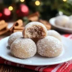 Cinnamon Sugar Snowball Cookies