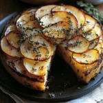 Crispy Balsamic-Thyme Potato Torte