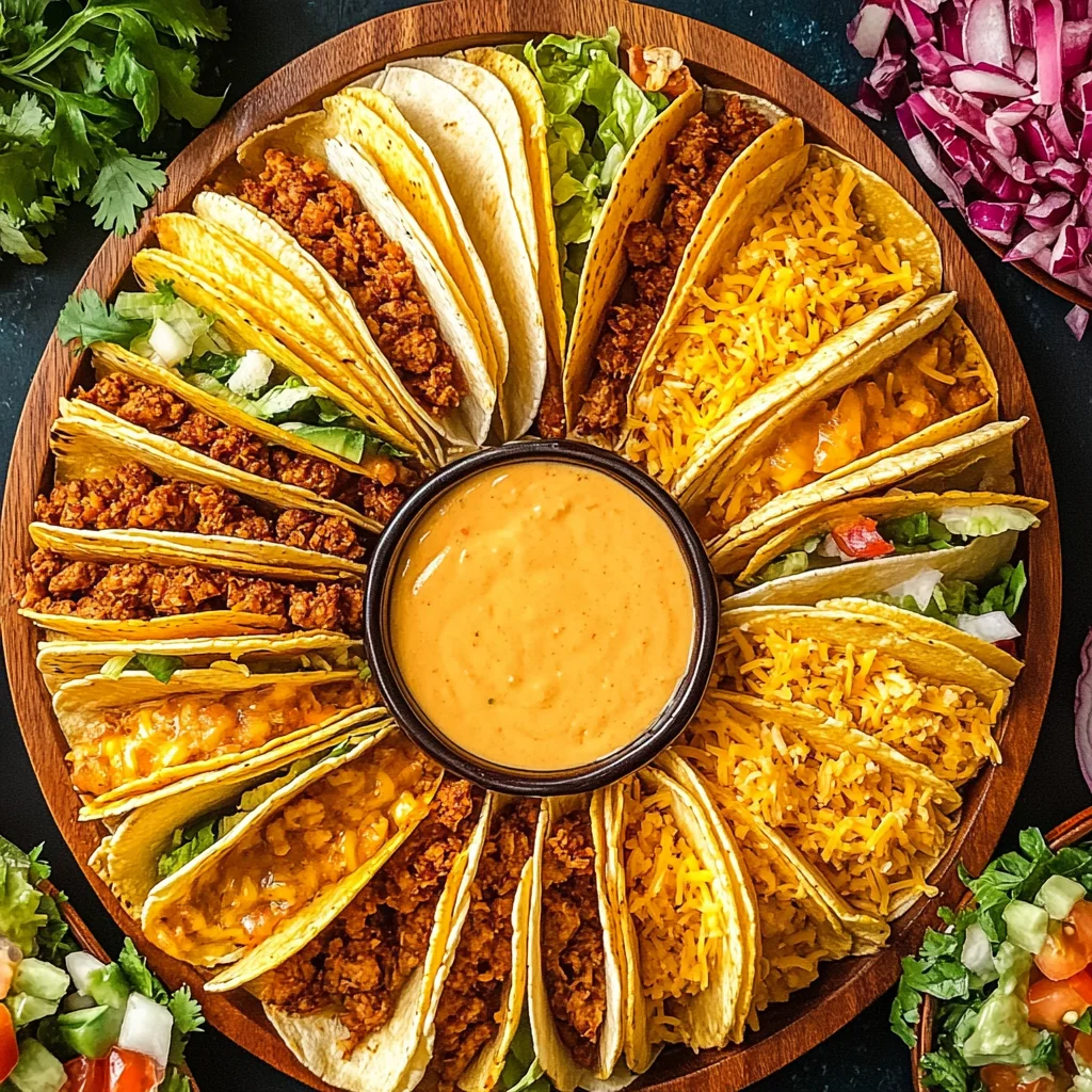 Easy Taco Recipe Dinner Board