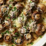 Garlic Parmesan Mushrooms