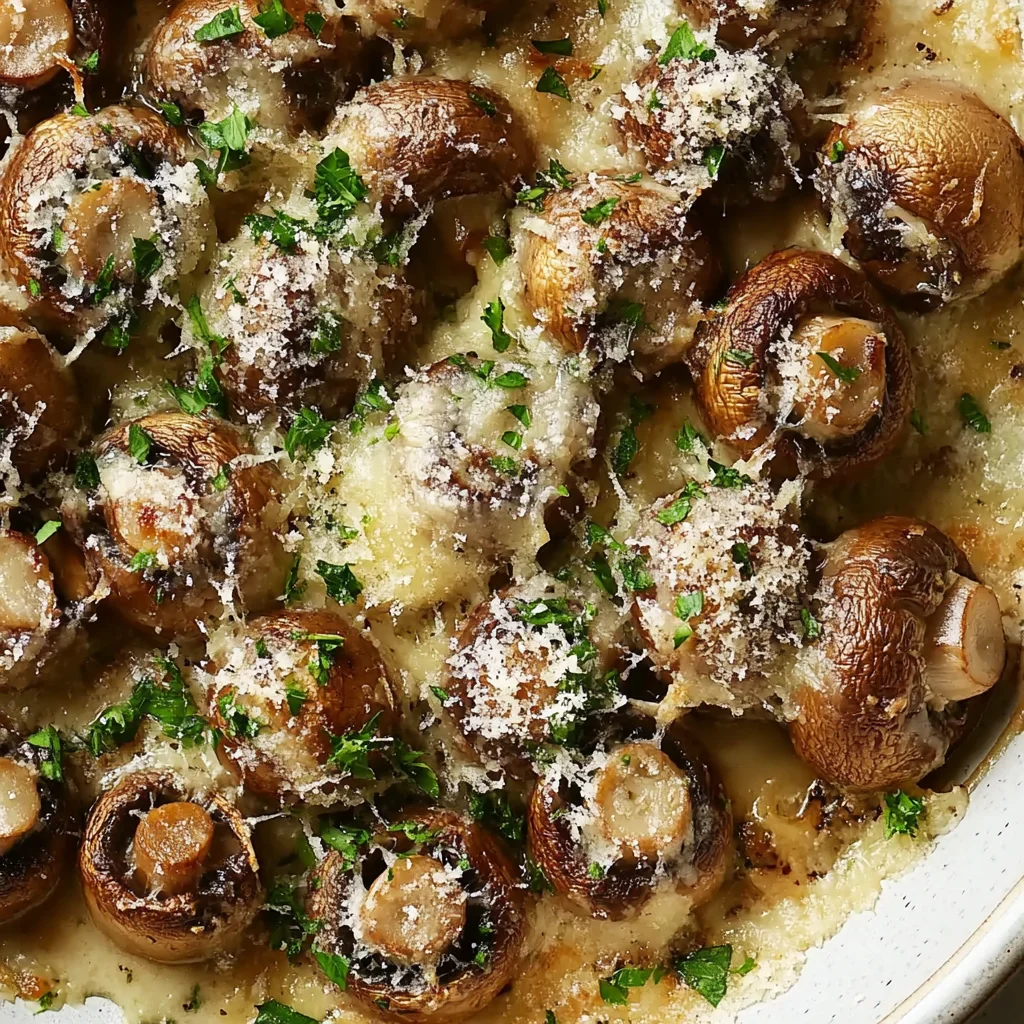 Garlic Parmesan Mushrooms