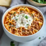 High Protein Lasagna Soup