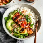 Honey Sriracha Salmon Bowls
