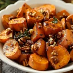 Maple Roasted Sweet Potatoes Walnuts