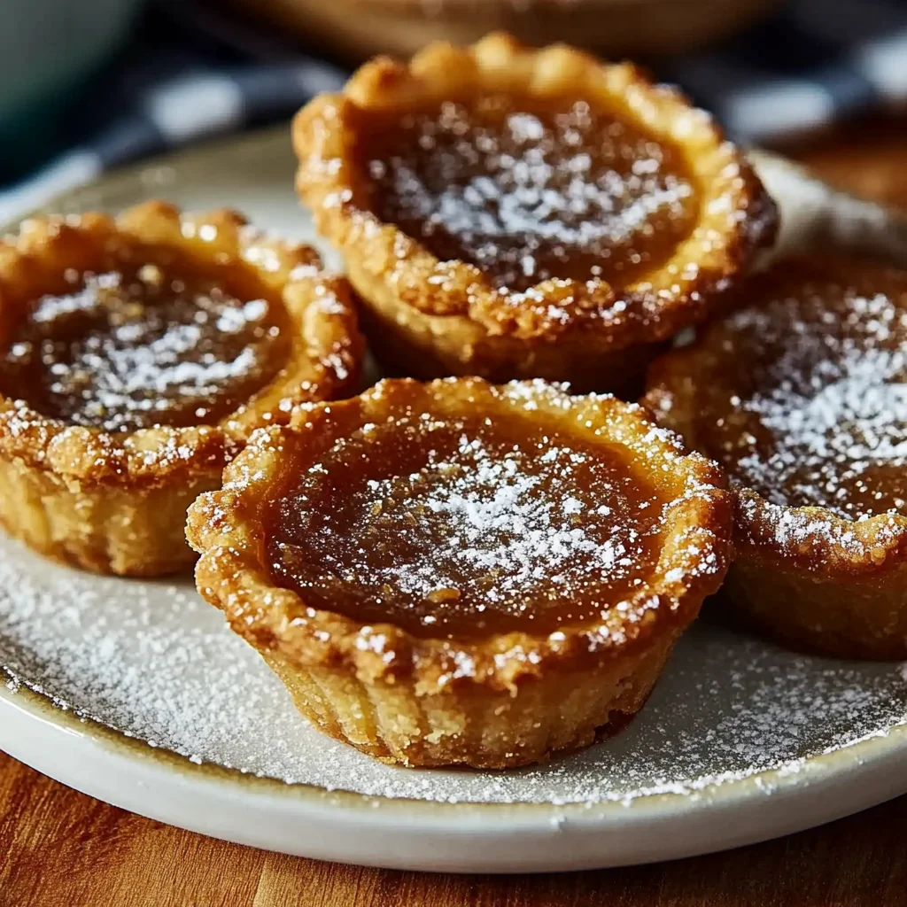 Mini Salted Maple Pies