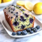 Moist Blueberry Zucchini Bread with a Lemon Glaze - Alrightwithme