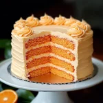 Orange Velvet Cake with Orange Cream Cheese Frosting
