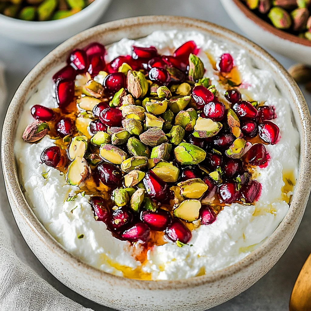 Pomegranate Pistachio Whipped Feta