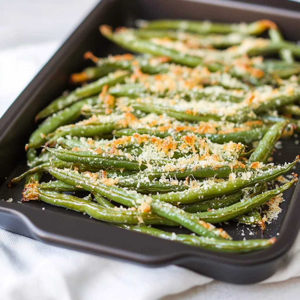Roasted Parmesan Green Beans