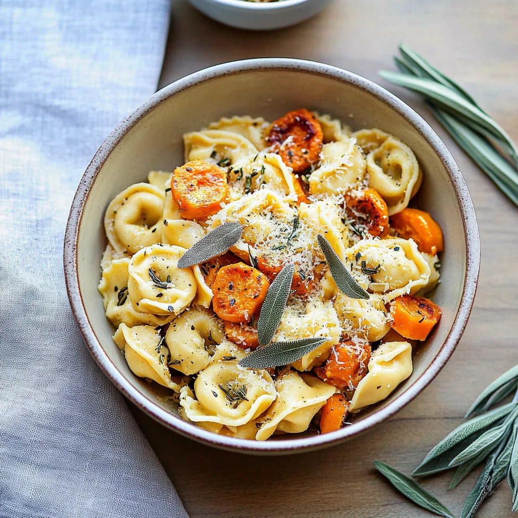 Sage Roasted Butternut Squash and Tortellini