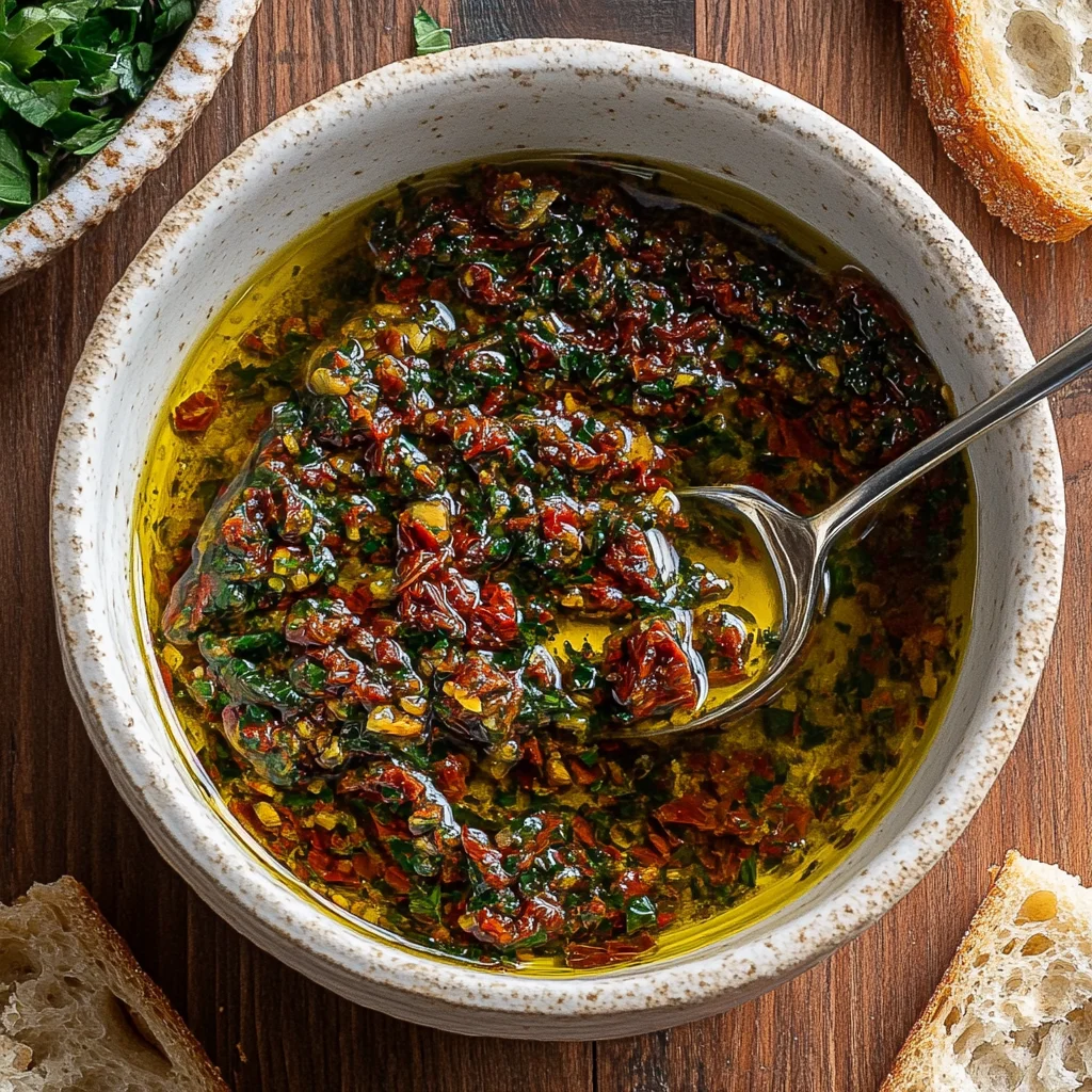 Sun-dried Tomato Olive Oil Bread Dip