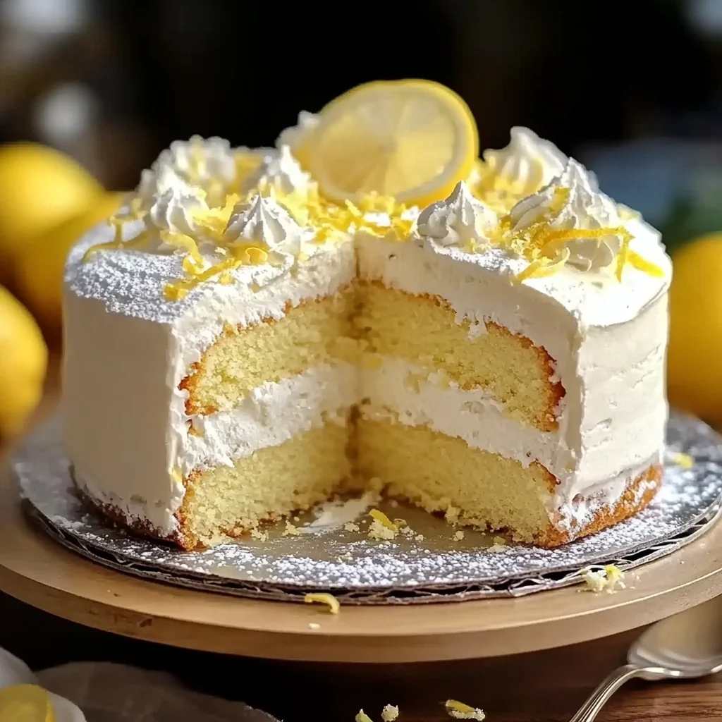 Top 1 Italian Lemon Cream Cake : Irresistible and Luscious