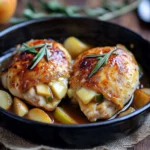 Apple and Brie Stuffed Chicken with Maple Dijon Glaze