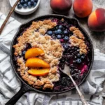 Blueberry Peach Crumble