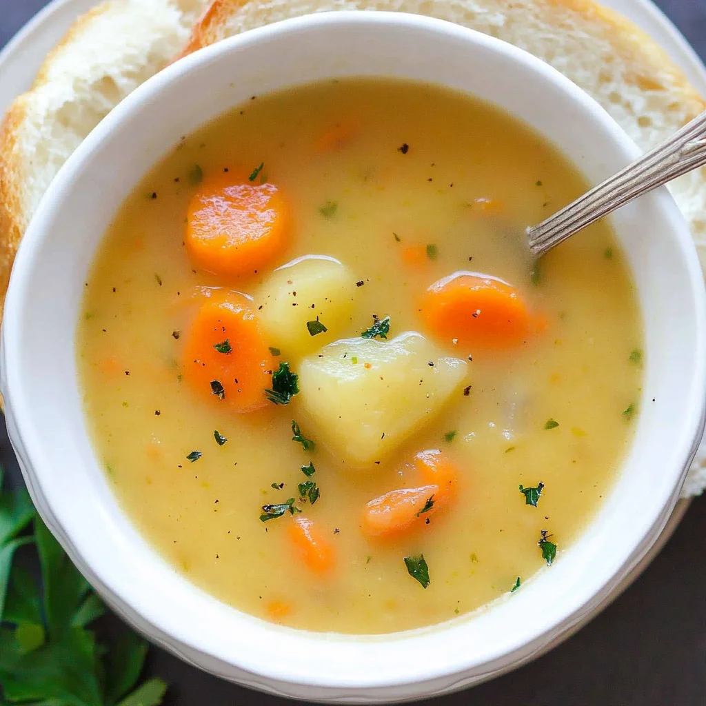 Carrot potato soup