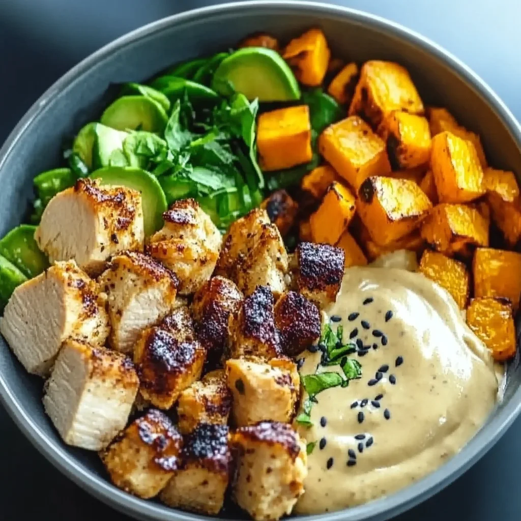 Chicken & Sweet Potato Buddha Bowl