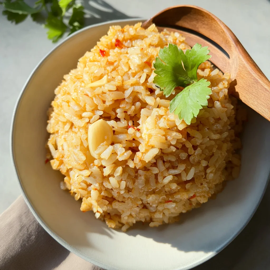 Chili Oil Sinangag (Fried Garlic Rice)