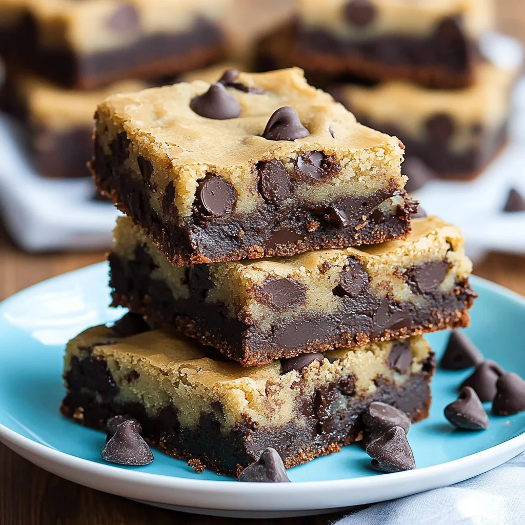 Chocolate Chip Cookie Brownies Recipe