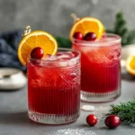 Cranberry and Orange Juice Mocktail