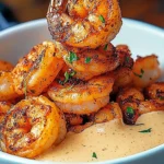Crispy Cajun Shrimp with Creamy Sauce