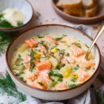 Finnish Salmon Soup - Lohikeitto