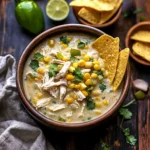 Flavorful Crockpot White Chicken Chili Soup