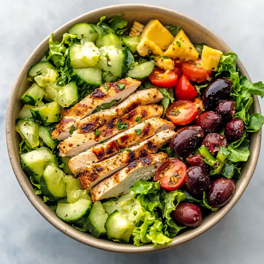 Flavorful Mediterranean Chicken Salad