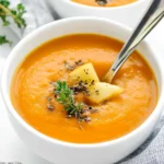 Hearty Apple and Carrot Ginger Soup in 30 Minutes Flat!