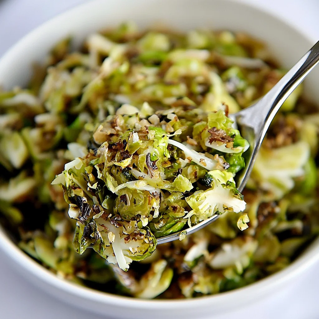 Keto Shredded Brussels Sprouts