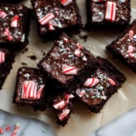 One Bowl Peppermint Brownies
