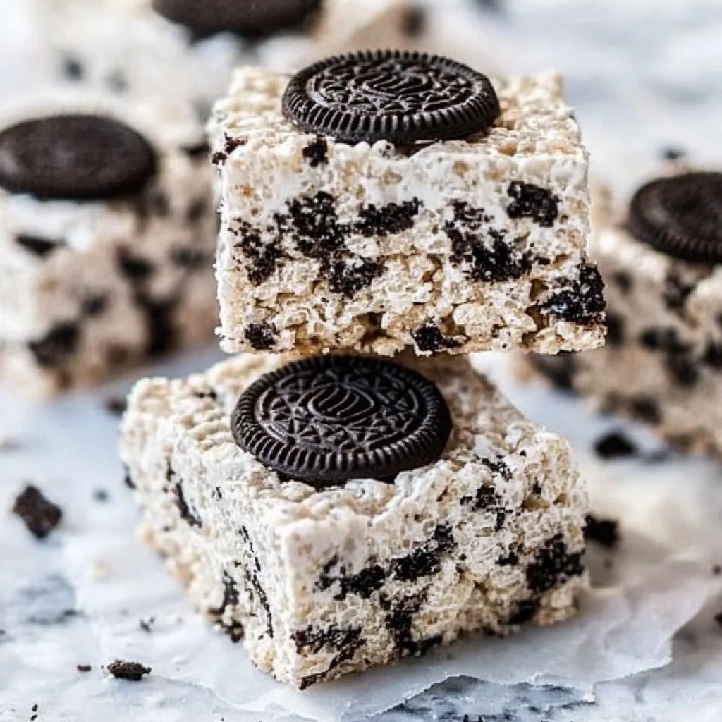 Oreo Rice Krispies Treats
