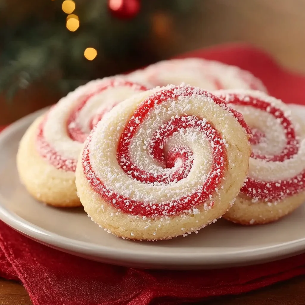 Peppermint Swirl Cookies