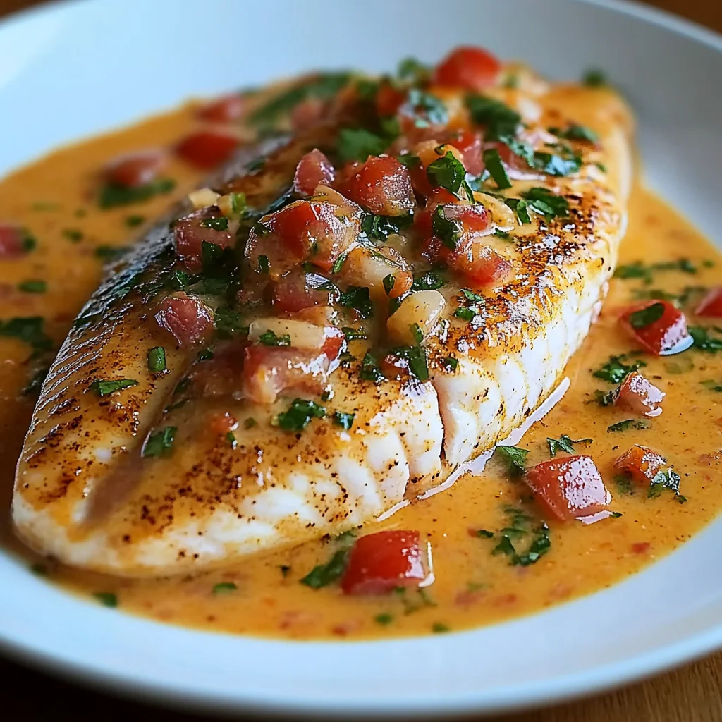 Red Snapper with Creole Sauce