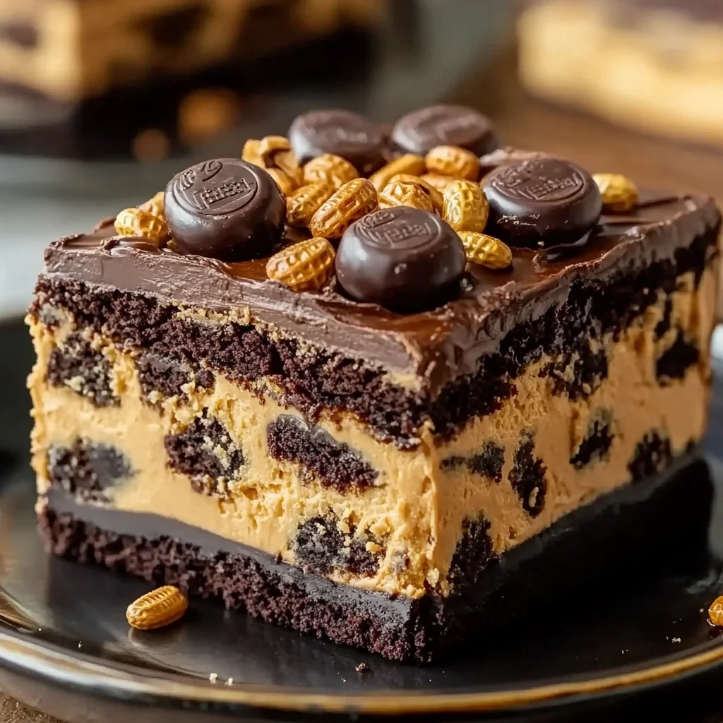 Reese’s Peanut Butter Earthquake Cake