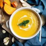 Roasted Butternut, Sweet Potato and Carrot Soup
