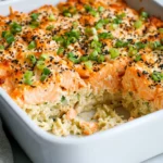 Salmon Sushi Bake