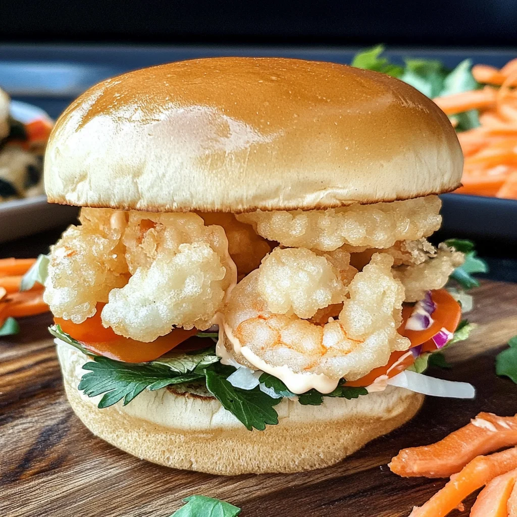 Shrimp Tempura Burger