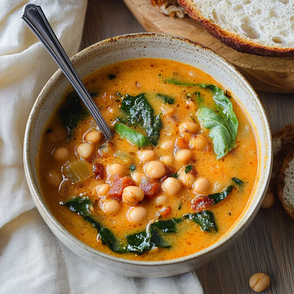 Tuscan Garbanzo Bean Soup