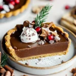 Vegan Gingerbread Chocolate Tart