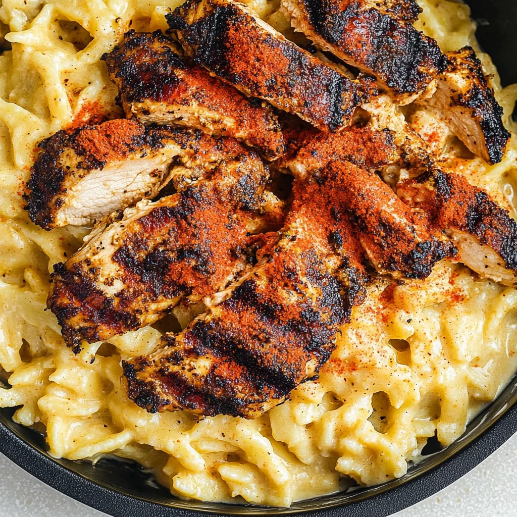 Blackened Cajun Chicken Alfredo