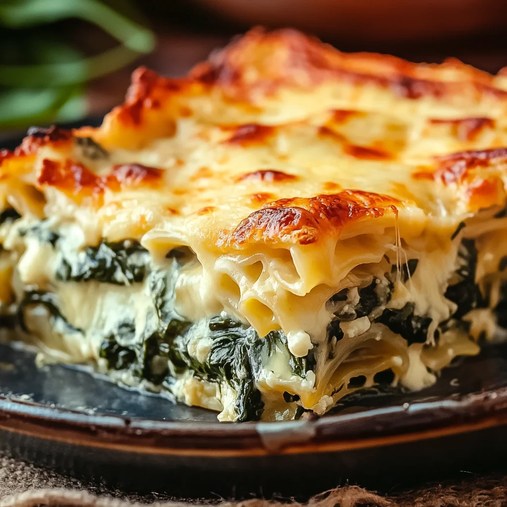 Cheesy Italian Spinach Bake