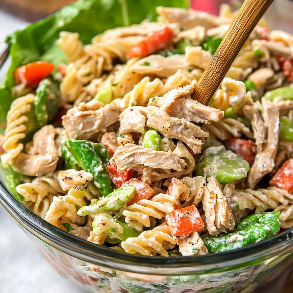 Chinese Chicken Pasta Salad