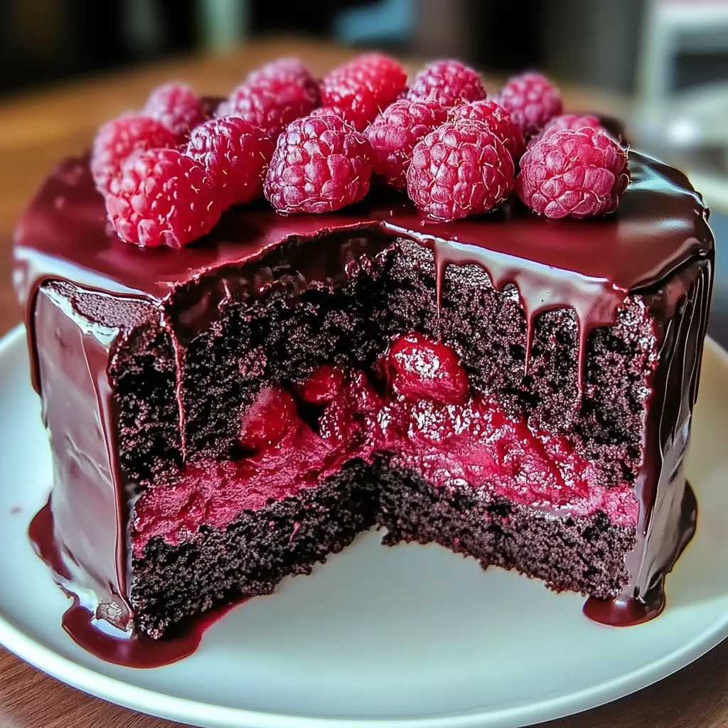 Chocolate Raspberry Cake