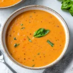 Creamy Roasted Red Pepper Soup